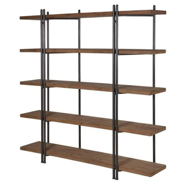 5 shelf wooden on sale storage unit