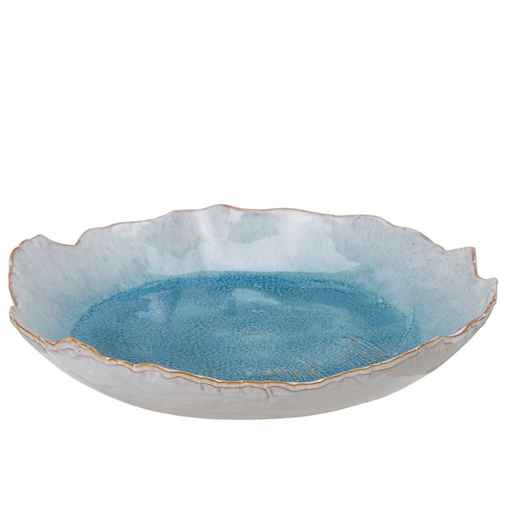 Blue and White Melange Porcelain Bowl 29cm | Annie Mo's