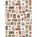 Christmas Stamps Wrapping Paper 5 Metre Roll | Annie Mo's