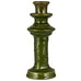 Glazed Moss Green Dinner Candle Holder 25cm | Annie Mo's