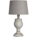 Una Table Lamp with Linen Shade 53cm