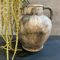 Small Burn Effect Terracotta Vase