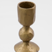 Antiqued Golden Candlestick 30cm