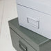 Set of Two Metal Storage Boxes