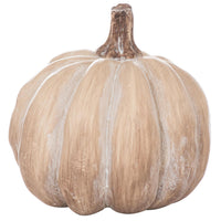 Carved Wood Effect Pumpkin 8cm | Annie Mo's