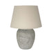 Stone Capri Lamp with Shade 67cm