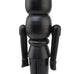 Minimalist Black Wooden Nutcrackers - Size Choice