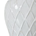 White Ceramic Ginger Jar Lamp With Linen Shade 64cm