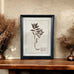 Black Framed Aged Floral Wall Art I 40cm | Annie Mo's