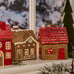 Red Roof Gingerbread House - for Tealights 14cm