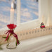 Short White Dinner Candle 11cm