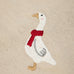 Goose Motif Linen Coloured Napkin 40x40cm