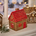 Red Roof Gingerbread House - for Tealights 14cm | Annie Mo's