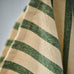 Cotton Tea towel with Dark Green and White Stripes | Annie Mo's