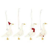 Nostalgic Four Assorted Hanging Geese | Annie Mo's