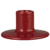 Red Stoneware Candle Holder for Dinner Candles