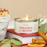 Cinnamon and Orange Tinned Candle | Annie Mo's