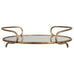 Mirrored Decorative Tray with Handles 31cm | Annie Mo's