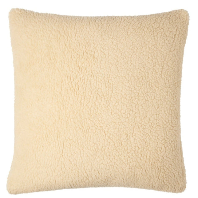 Jasper Square Cushion Sherpa | Bone 50x50cm | Annie Mo's