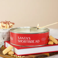 Santa's Shortbread Large Annie Mo's Tinned Candle | Annie Mo's