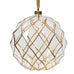 Large Glass Bauble with Micro LED Lights 20cm  | Annie Mo's