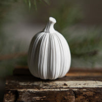 Tranhult Min Matt White Ceramic Pumpkin 7cm | Annie Mo's 