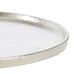 MAES Antique Nickel Metal Round Tray