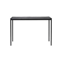 Kendra Matt Black Metal Console Table 121cm | Annie Mo's