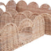 Halong Set of Two Rattan Scallop Trays