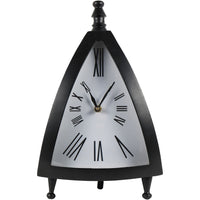 Pyramid Mantel Clock Black 31cm | Annie Mo's