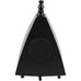 Pyramid Mantel Clock Black 31cm