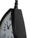 Pyramid Mantel Clock Black 31cm