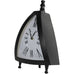 Pyramid Mantel Clock Black 31cm