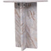 Cavallo Fantasy Brown Marble Side Table 42cm