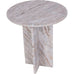 Cavallo Fantasy Brown Marble Side Table 42cm