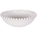 Mediterranean Reactive Glaze Ceramic Bowl Cream 37cm | Annie Mo's