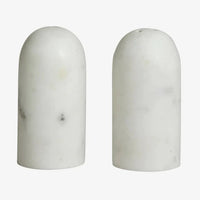 White Marble Salt and Pepper Shakers | Annie Mo's