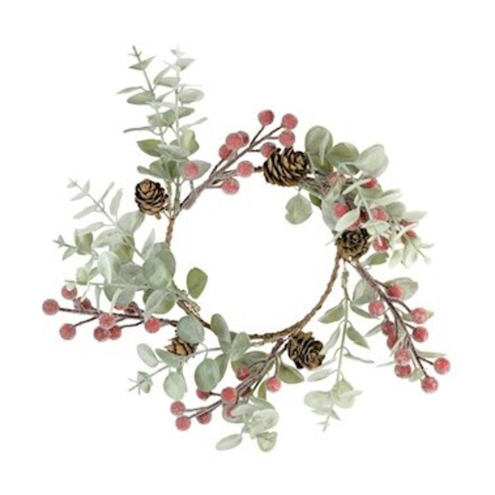 RED BERRY CANDLE RING 12cm| Annie Mo's