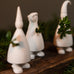 Lucia White Matt Ceramic Figures 11cm - Set of Three