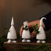 Lucia White Matt Ceramic Figures 11cm - Set of Three | Annie Mo's 