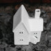 Byn White Matt Ceramic House 16cm