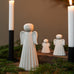 Saga Matt White Ceramic Angels - Size Choice