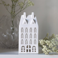 Storstaden White Matt Ceramic House 22cm | Annie Mo's 