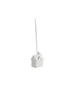 Hanging Matt White House Decoration 6cm