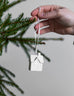 Hanging Matt White House Decoration 5cm