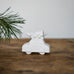 Hjulstad White Decorative Car with Tree 6cm