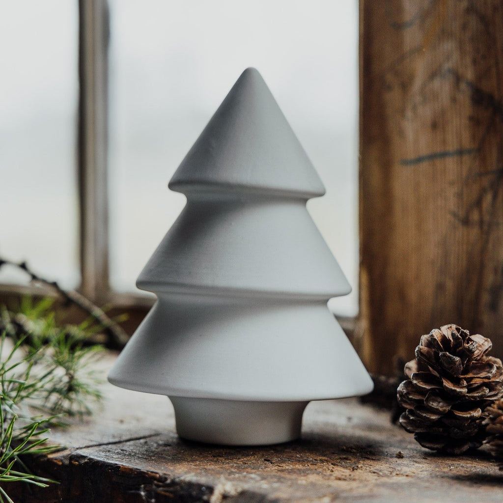 ranshult White Ceramic Christmas Tree 14cm | Annie Mo's