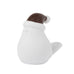 Elin Matt White Ceramic Birds with Gloss Hats 5cm - Colour Choice