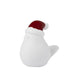 Elin Matt White Ceramic Birds with Gloss Hats 5cm - Colour Choice