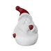 Bossei White Matt and Gloss Red Ceramic Character 13cm